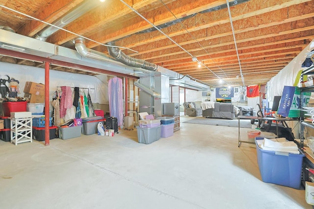 9054 Clinnin Ln, Huntley, IL 60142 - basement with heating unit