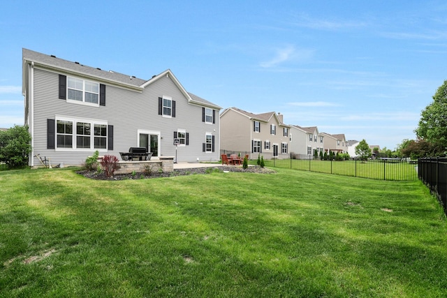 9054 Clinnin Ln, Huntley, IL 60142 - back of property with a patio area and a fenced backyard
