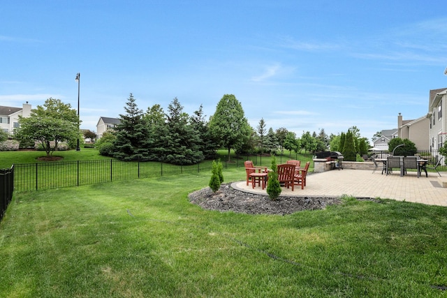 9054 Clinnin Ln, Huntley, IL 60142 - fenced backyard with a patio area