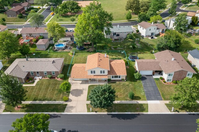 1558 Oregon Trl, Elk Grove Village, IL 60007 - aerial view of property and surrounding area with nearby suburban area