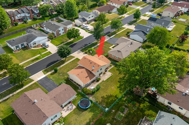 1558 Oregon Trl, Elk Grove Village, IL 60007 - aerial overview of property's location featuring nearby suburban area