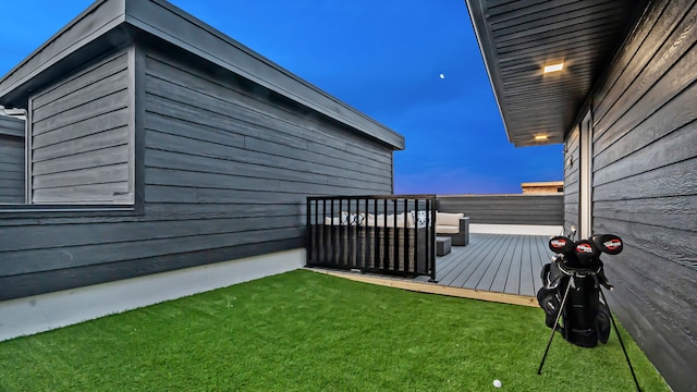 336 E Pershing Rd, Chicago, IL 60653 - view of grassy yard featuring a wooden deck