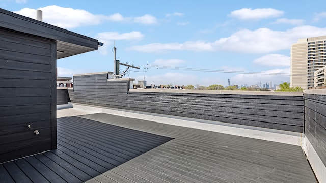 336 E Pershing Rd, Chicago, IL 60653 - deck with a view of city