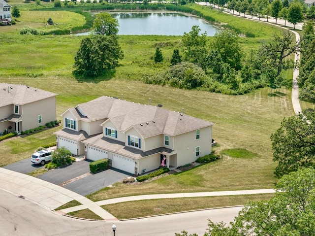 956 Tuscany Trl, Hampshire, IL 60140 - drone / aerial view of a large body of water
