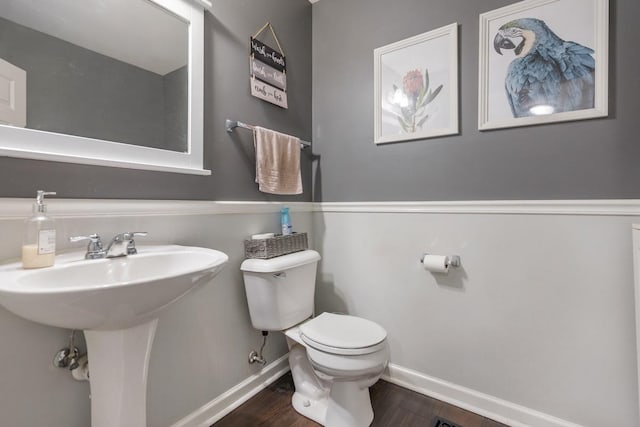956 Tuscany Trl, Hampshire, IL 60140 - bathroom featuring toilet and wood finished floors