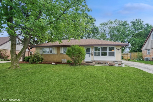 8937 Fairlane Dr, Bridgeview, IL 60455 - view of front facade featuring a shingled roof and brick siding