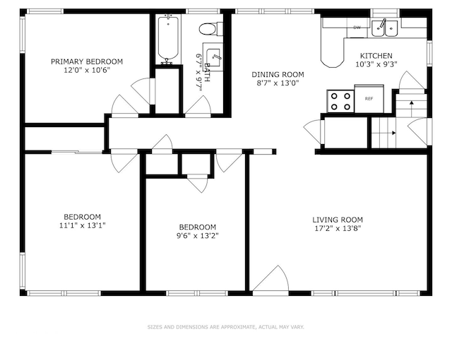 16645 Cottage Grove Ave, South Holland, IL 60473 - view of property floor plan