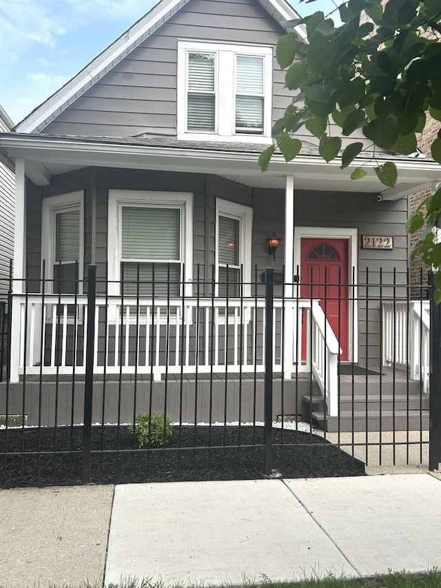 2122 N Lorel Ave, Chicago, IL 60639 - view of front facade with a porch