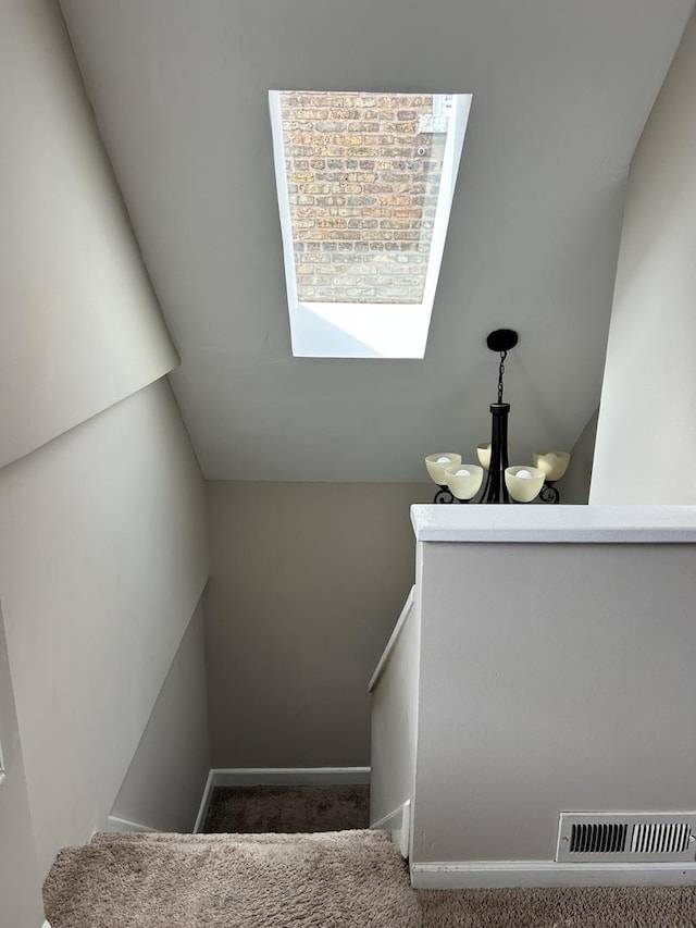 2122 N Lorel Ave, Chicago, IL 60639 - staircase with carpet floors and baseboards