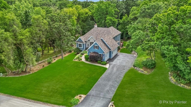 6407 Kingsbridge Dr, Cary, IL 60013 - view of subject property with a heavily wooded area