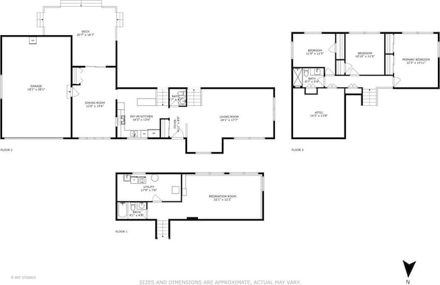 1037 Arbor Ln, Glenview, IL 60025 - view of property floor plan