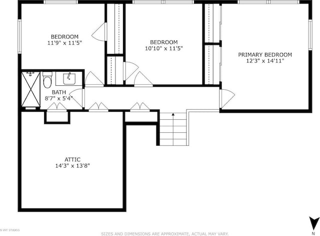 1037 Arbor Ln, Glenview, IL 60025 - view of room layout