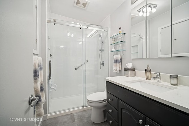1037 Arbor Ln, Glenview, IL 60025 - full bathroom featuring vanity and a shower stall