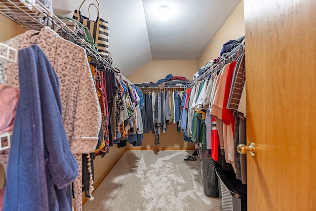 12 White Oak Ct, Algonquin, IL 60102 - spacious closet featuring carpet flooring and lofted ceiling