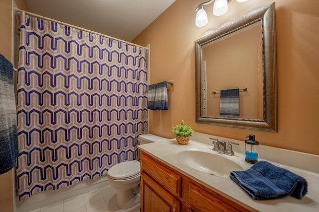 12 White Oak Ct, Algonquin, IL 60102 - full bath featuring vanity and tile patterned floors