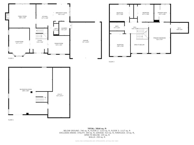 12 White Oak Ct, Algonquin, IL 60102 - view of property floor plan