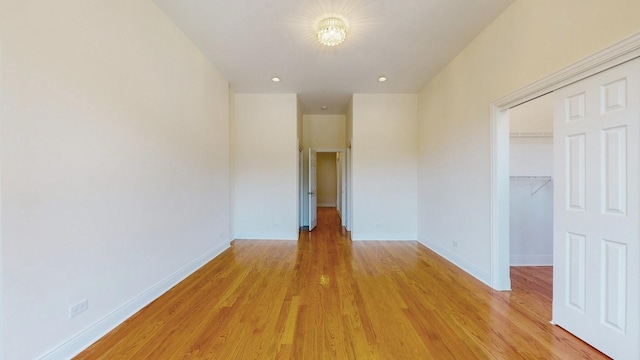4450 S Prairie Ave, Chicago, IL 60653 - empty room featuring light wood finished floors