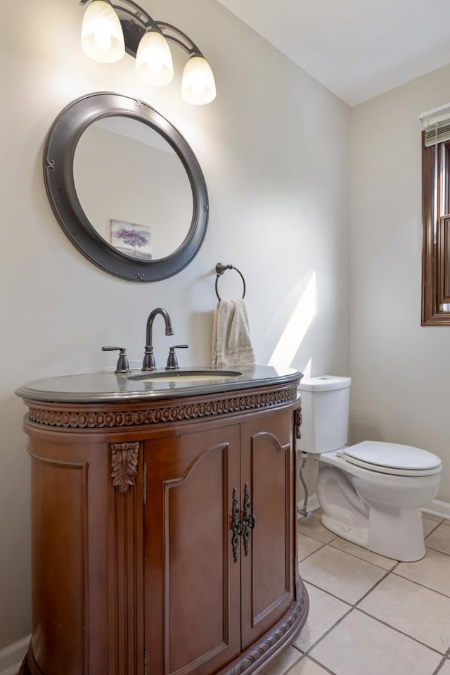 21326 N Elder Ct, Kildeer, IL 60047 - half bath featuring vanity and tile patterned flooring