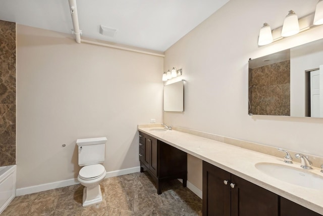 70 E 18th St Unit 4E, Chicago, IL 60616 - full bathroom featuring double vanity, a shower, and a tub