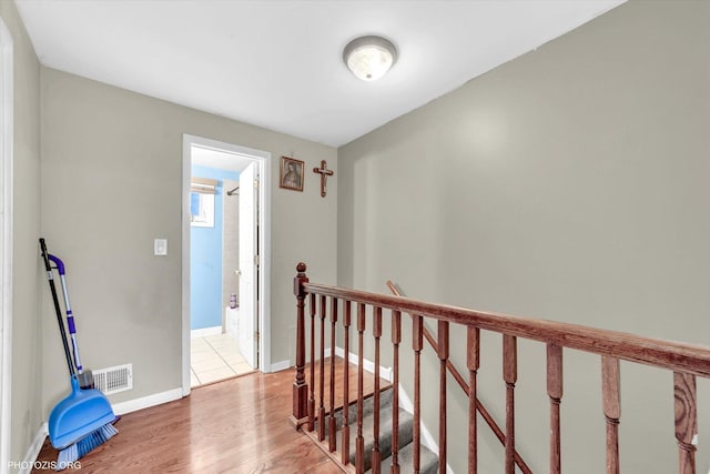 218 E Highland Ave, Mount Prospect, IL 60056 - corridor featuring an upstairs landing and light wood-style floors