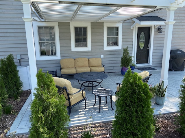 3976 Western Ave, Western Springs, IL 60558 - view of patio featuring outdoor lounge area and a grill