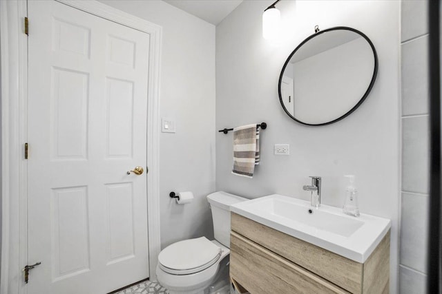 3976 Western Ave, Western Springs, IL 60558 - bathroom with vanity and toilet