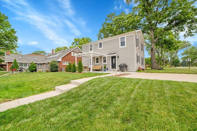 3976 Western Ave, Western Springs, IL 60558 - view of front of property featuring a front yard