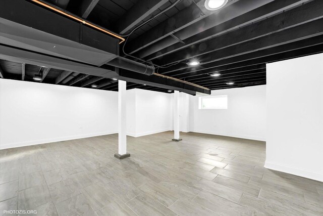 6100 W Byron St, Chicago, IL 60634 - below grade area with baseboards