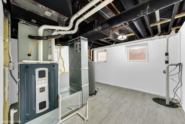 6100 W Byron St, Chicago, IL 60634 - utility room featuring water heater