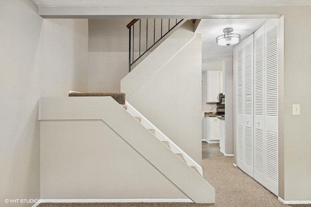82 Hickory Ln, Cary, IL 60013 - stairway with carpet and baseboards