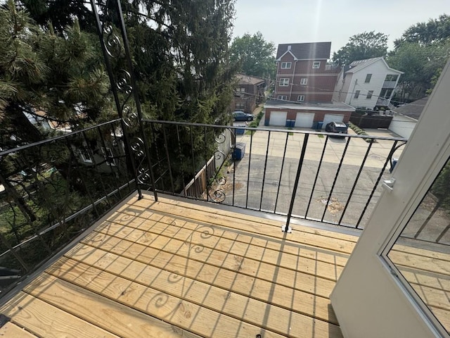 316 Marengo Ave Unit 3C, Forest Park, IL 60130 - view of wooden terrace