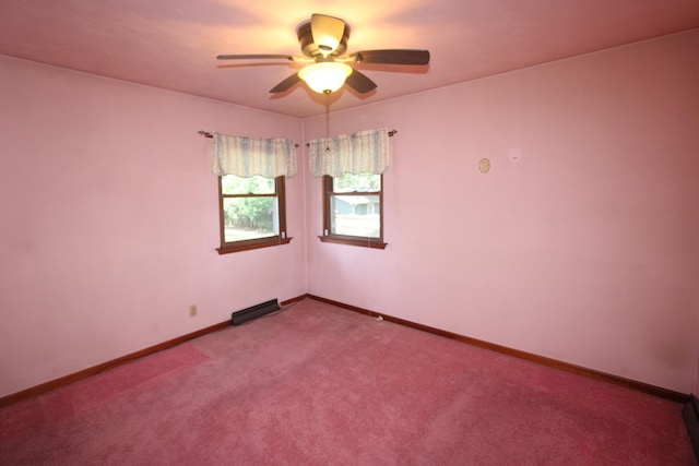 328 Dwight Ave, Joliet, IL 60436 - carpeted spare room featuring a ceiling fan and baseboards
