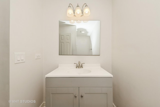 9433 S Burnside Ave, Chicago, IL 60619 - bathroom with vanity and baseboards