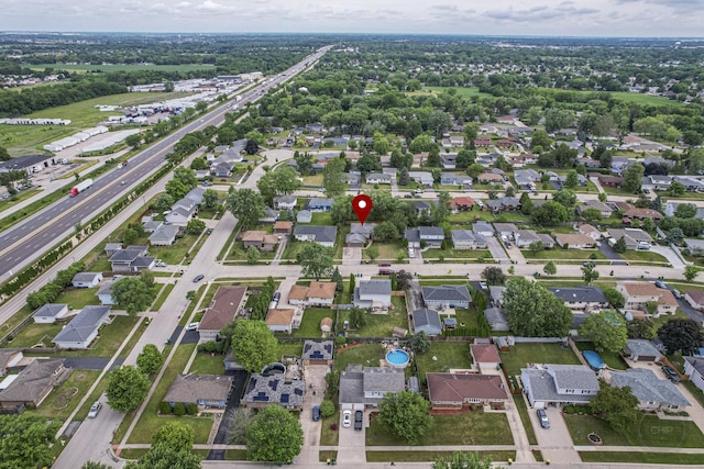 3917 Jonathan Simpson Dr, Joliet, IL 60431 - aerial overview of property's location with nearby suburban area