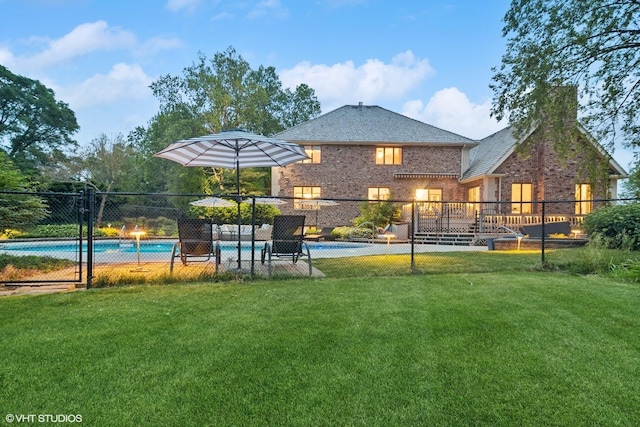 22902 W Lochanora Dr, Hawthorn Woods, IL 60047 - back of house featuring brick siding