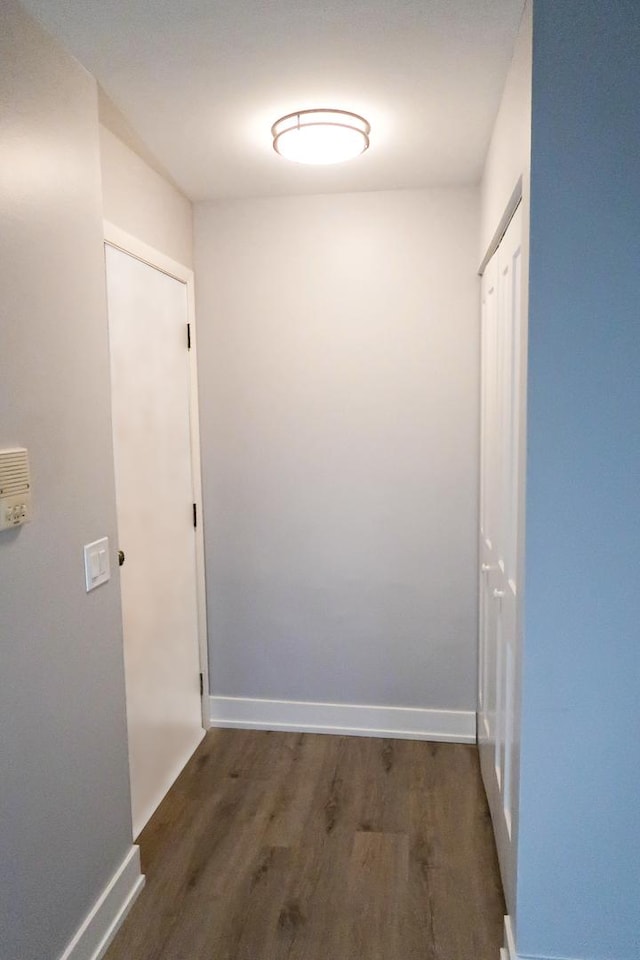 369 Ferndale Ct Unit B1, Schaumburg, IL 60193 - corridor with wood finished floors and baseboards