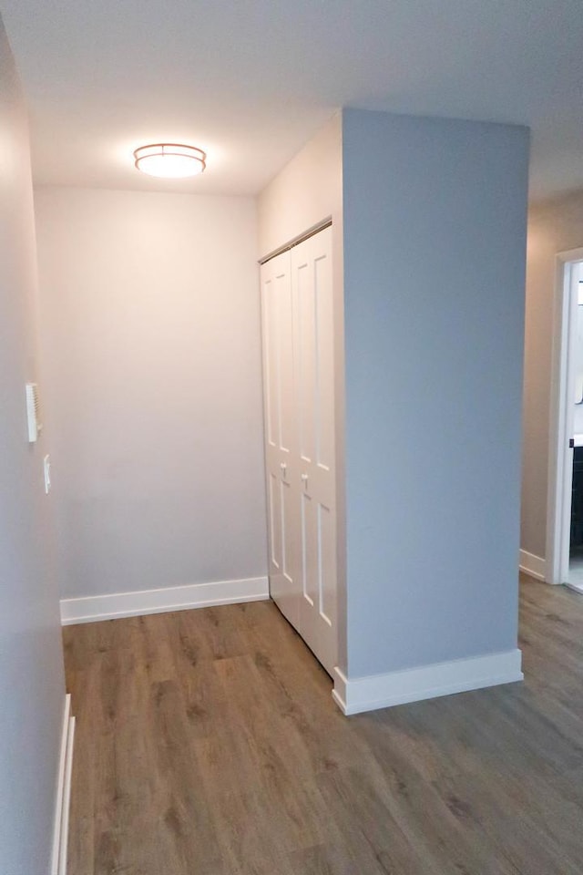 369 Ferndale Ct Unit B1, Schaumburg, IL 60193 - hallway with wood finished floors