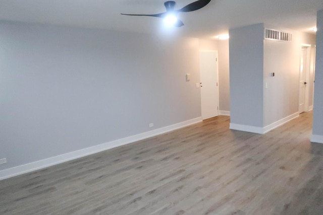 369 Ferndale Ct Unit B1, Schaumburg, IL 60193 - unfurnished room with a ceiling fan and wood finished floors