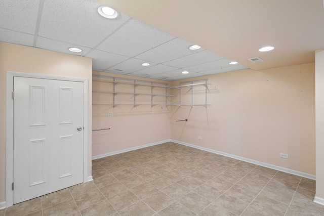 500 W Evergreen St, Wheaton, IL 60187 - spacious closet with a paneled ceiling