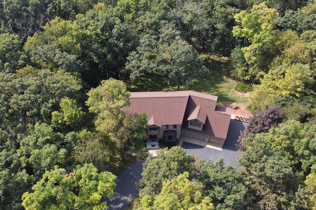 195 Hollow Way, Ingleside, IL 60041 - view of property location with a forest