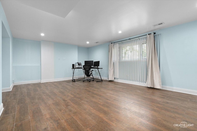 515 W Diversey Ave, Addison, IL 60101 - home office with wood finished floors and recessed lighting