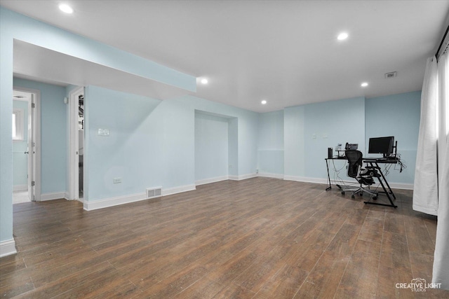 515 W Diversey Ave, Addison, IL 60101 - home office featuring wood finished floors and recessed lighting