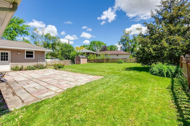 2422 E Grand Ave, Lindenhurst, IL 60046 - fenced backyard with a shed and a patio area
