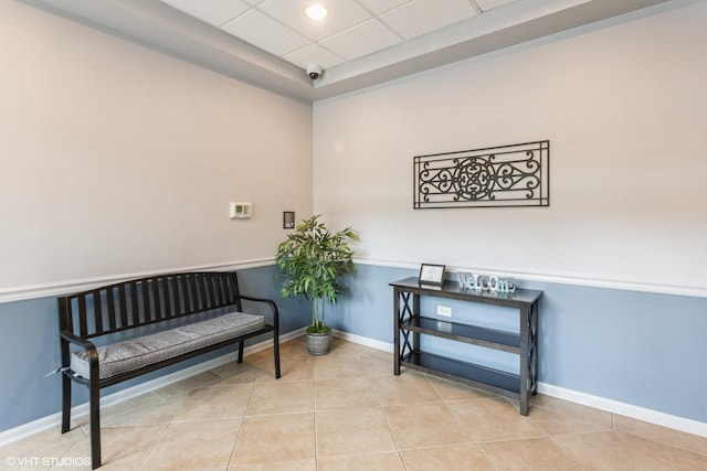 390 S Western Ave Unit 512, Des Plaines, IL 60016 - living area with tile patterned floors and recessed lighting