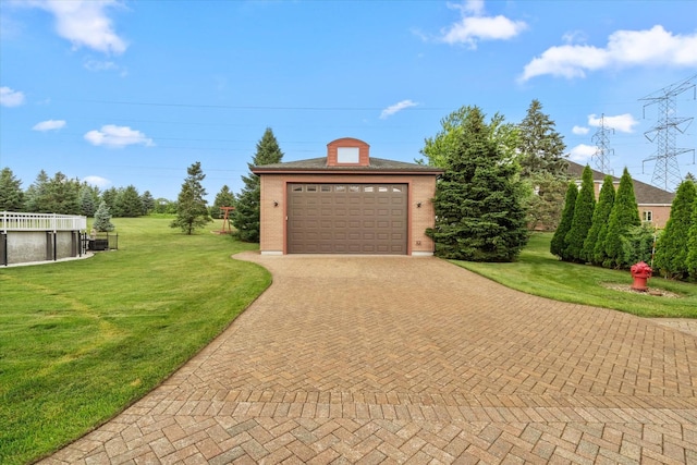 11010 W 131st St, Palos Park, IL 60464 - garage with decorative driveway