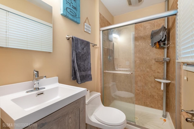 21W724 Park Ave, Lombard, IL 60148 - bathroom featuring vanity and a stall shower