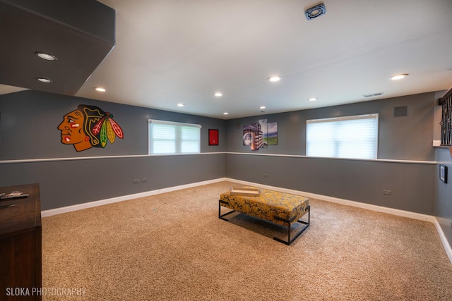 21W724 Park Ave, Lombard, IL 60148 - unfurnished room with carpet flooring and recessed lighting