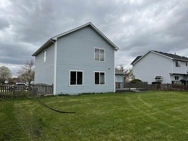 26518 W Deer Path, Channahon, IL 60410 - rear view of house featuring a fenced backyard