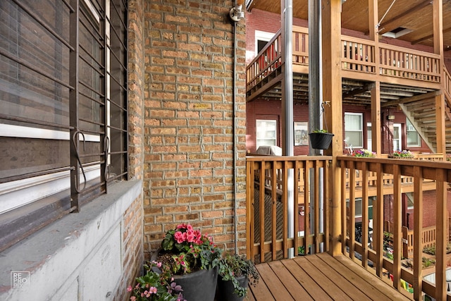 1252 W Pratt Blvd Unit 2, Chicago, IL 60626 - view of wooden terrace