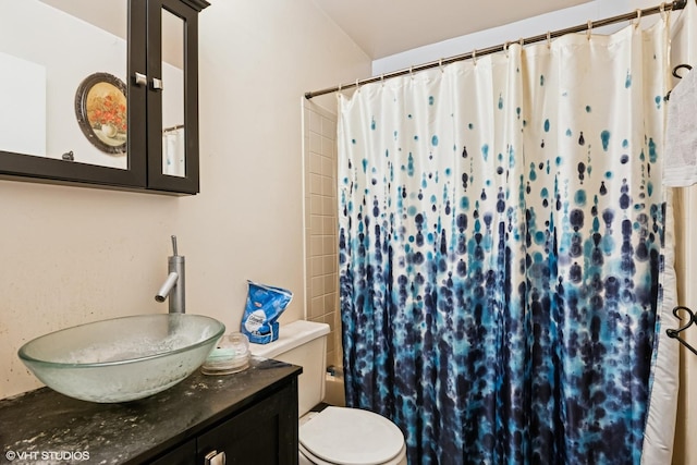 1329 Gloucester Cir, Carol Stream, IL 60188 - full bathroom with vanity and curtained shower